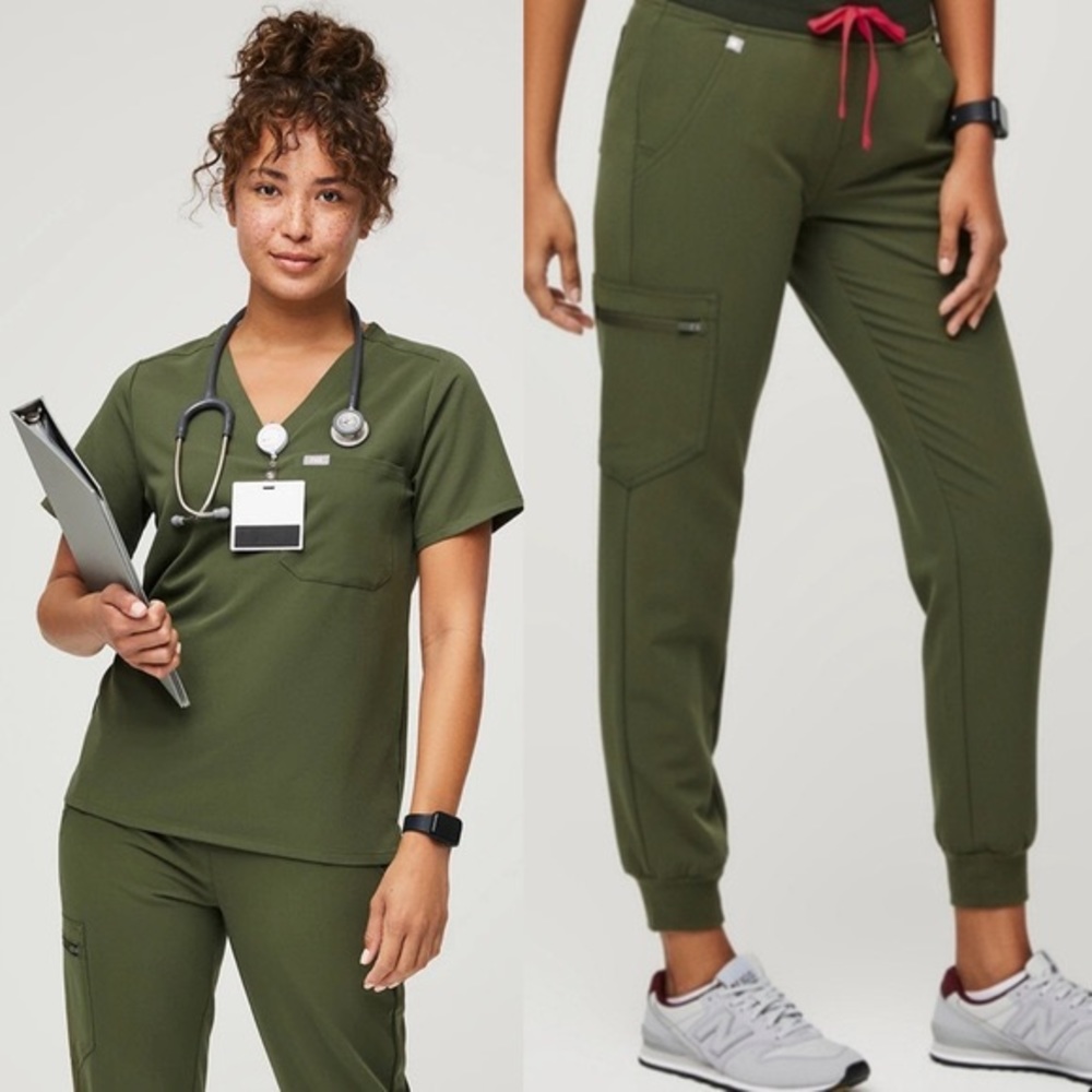 Figs SET - Dark Olive